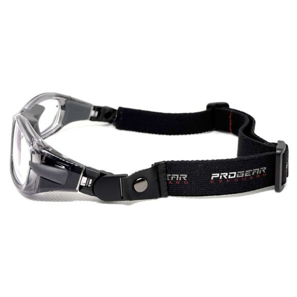 PROGEAR ASTM F803 CLEAR GREY EYEGLASSES SUNGLASSES FRAMES 52-18 - Picture 3 of 5